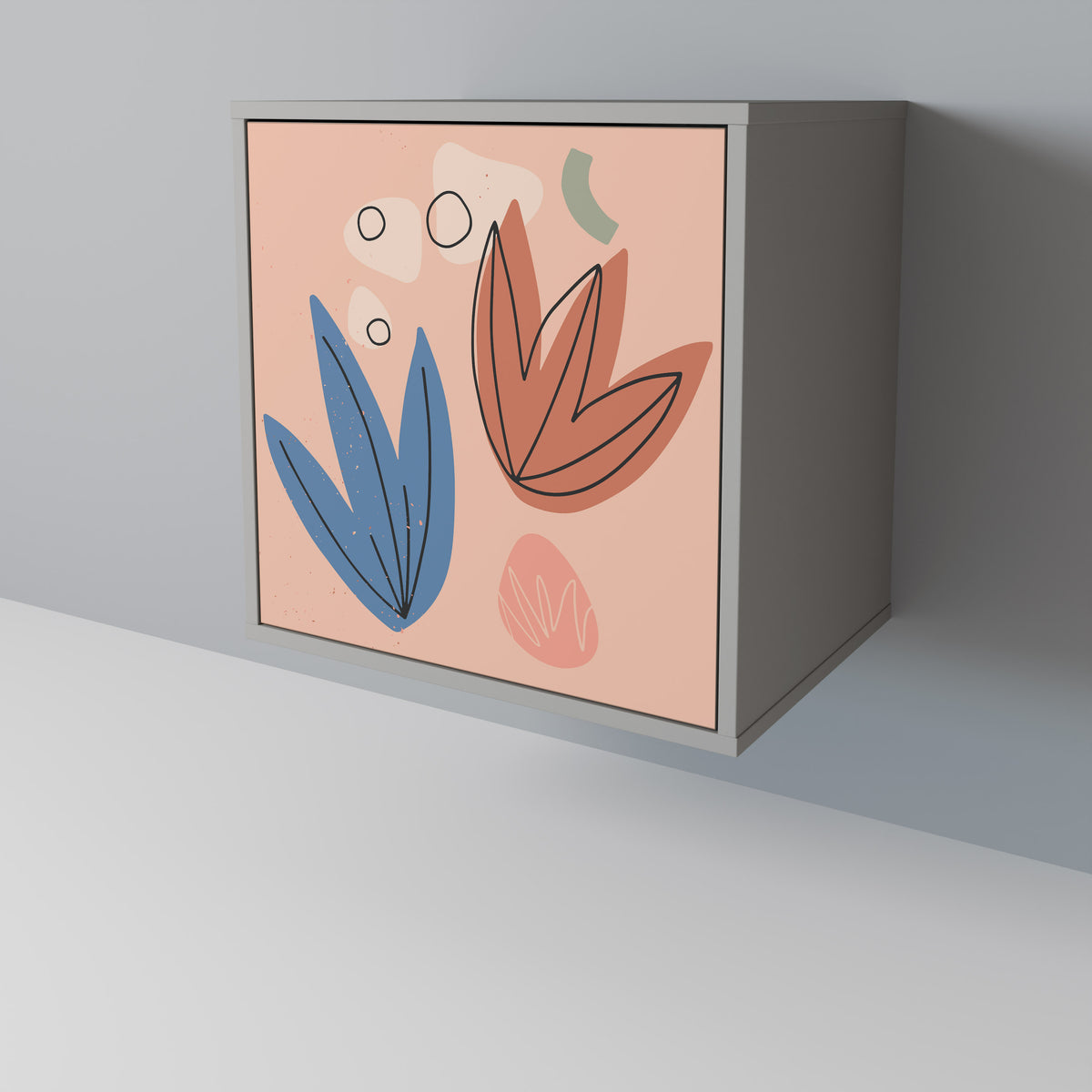 PASTEL DESTINY Skänk med en dörr