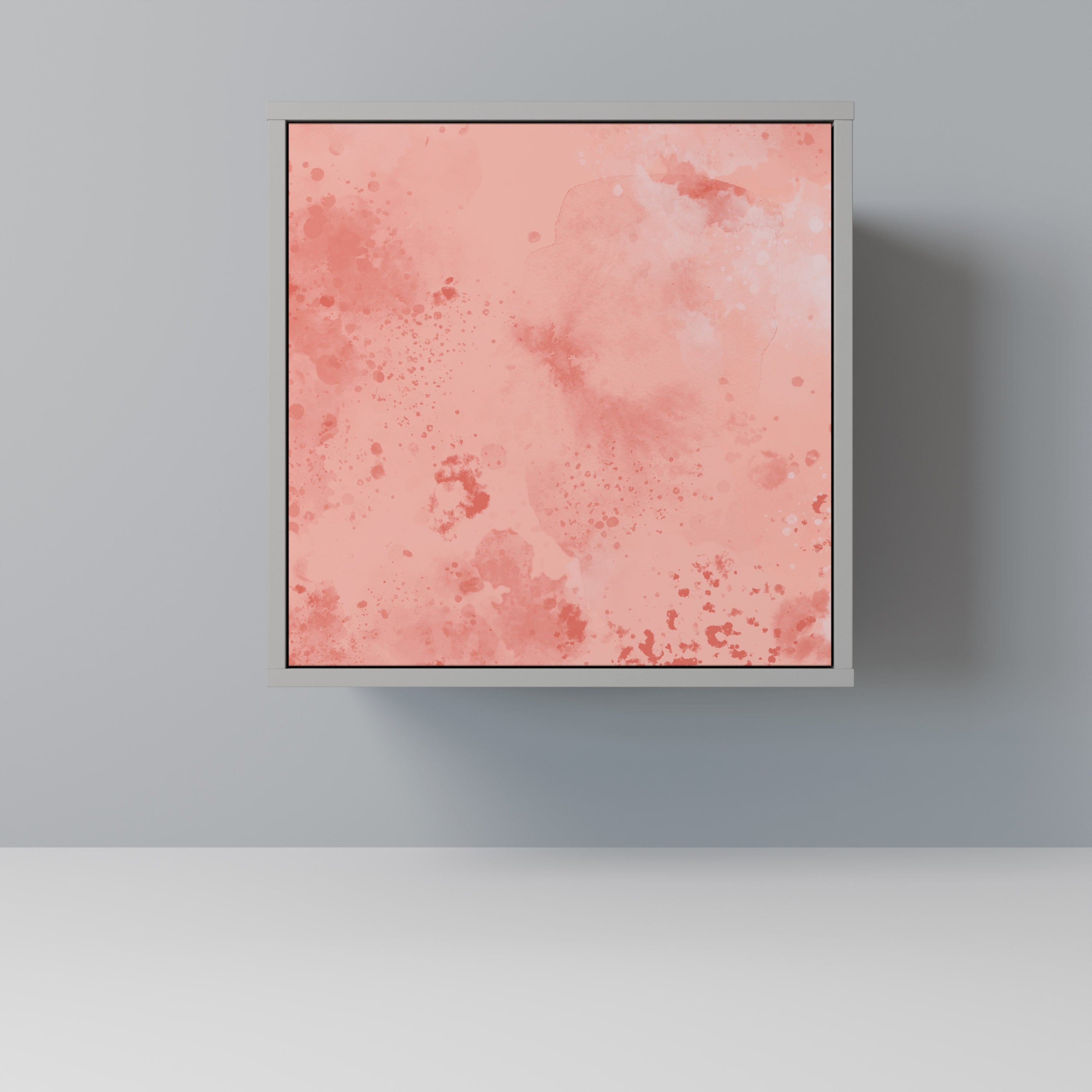 CRANE DANCE skänk med 1 dörr i grå finish