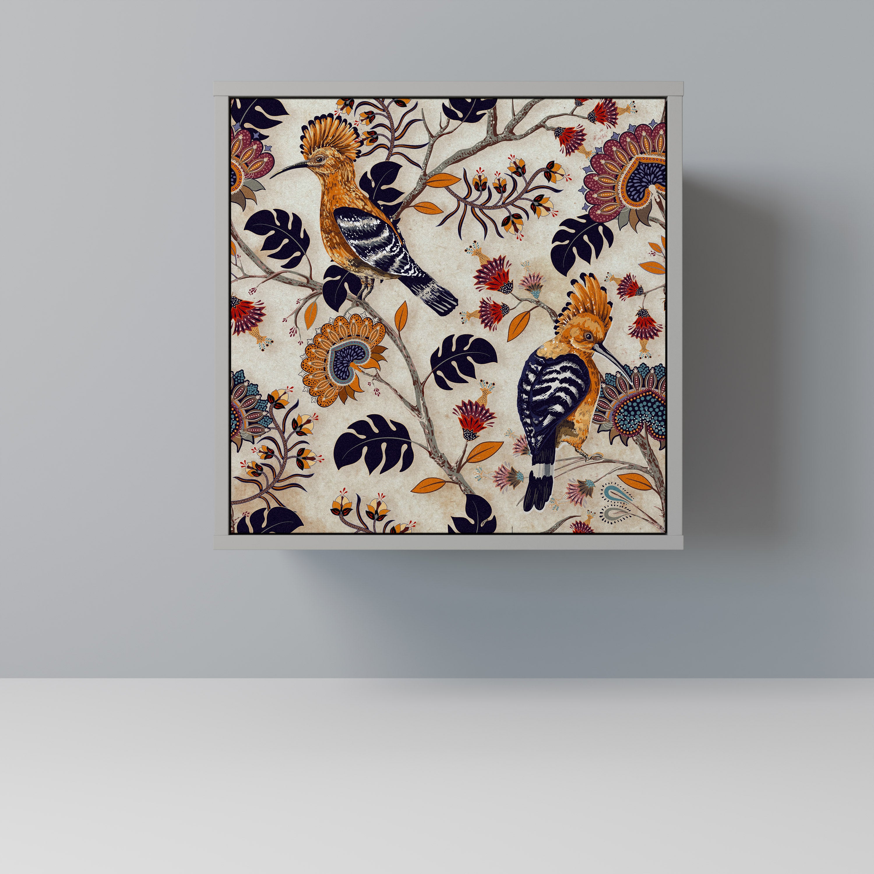 EMINENT HOOPOE skänk med 1 dörr i grå finish