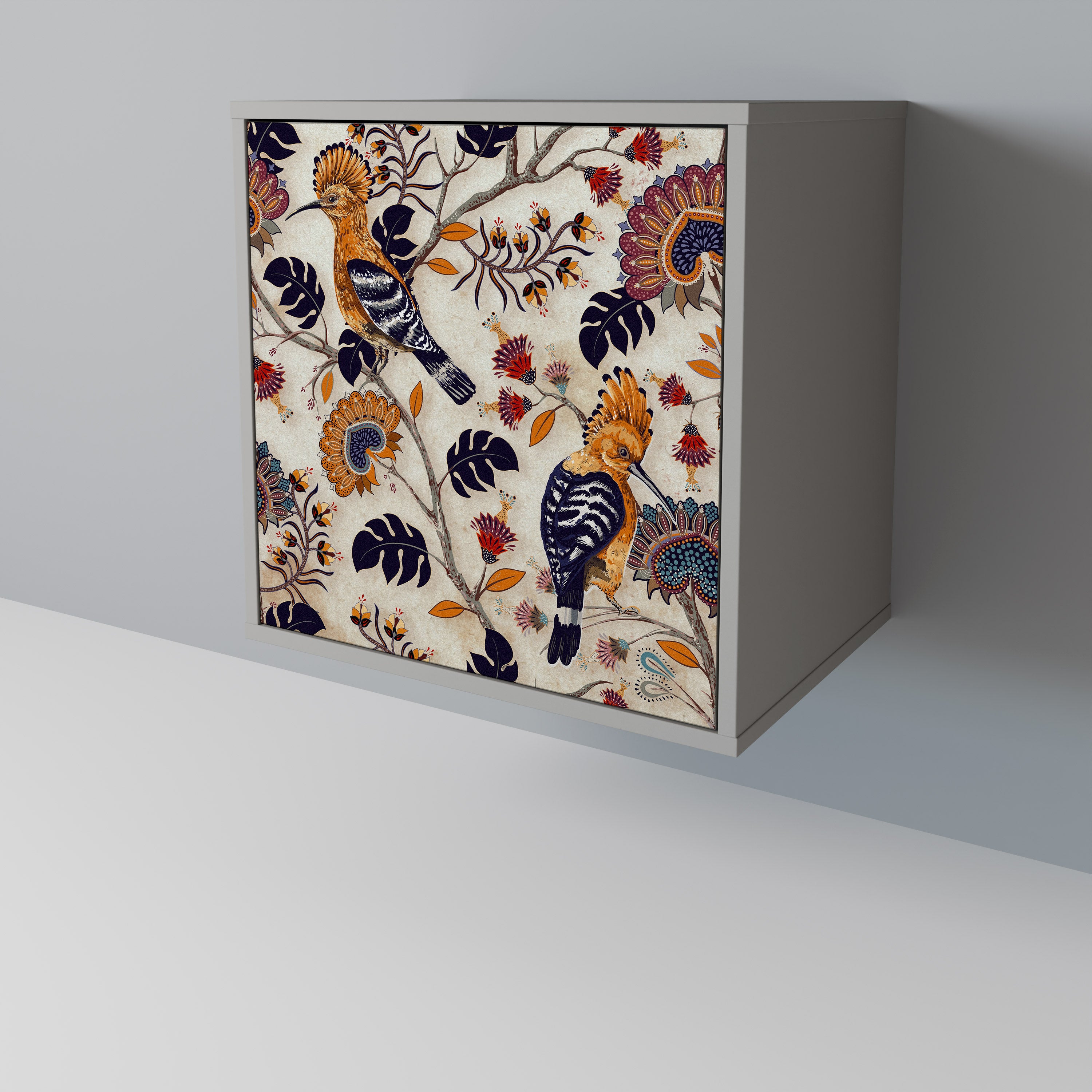 EMINENT HOOPOE skänk med 1 dörr i grå finish