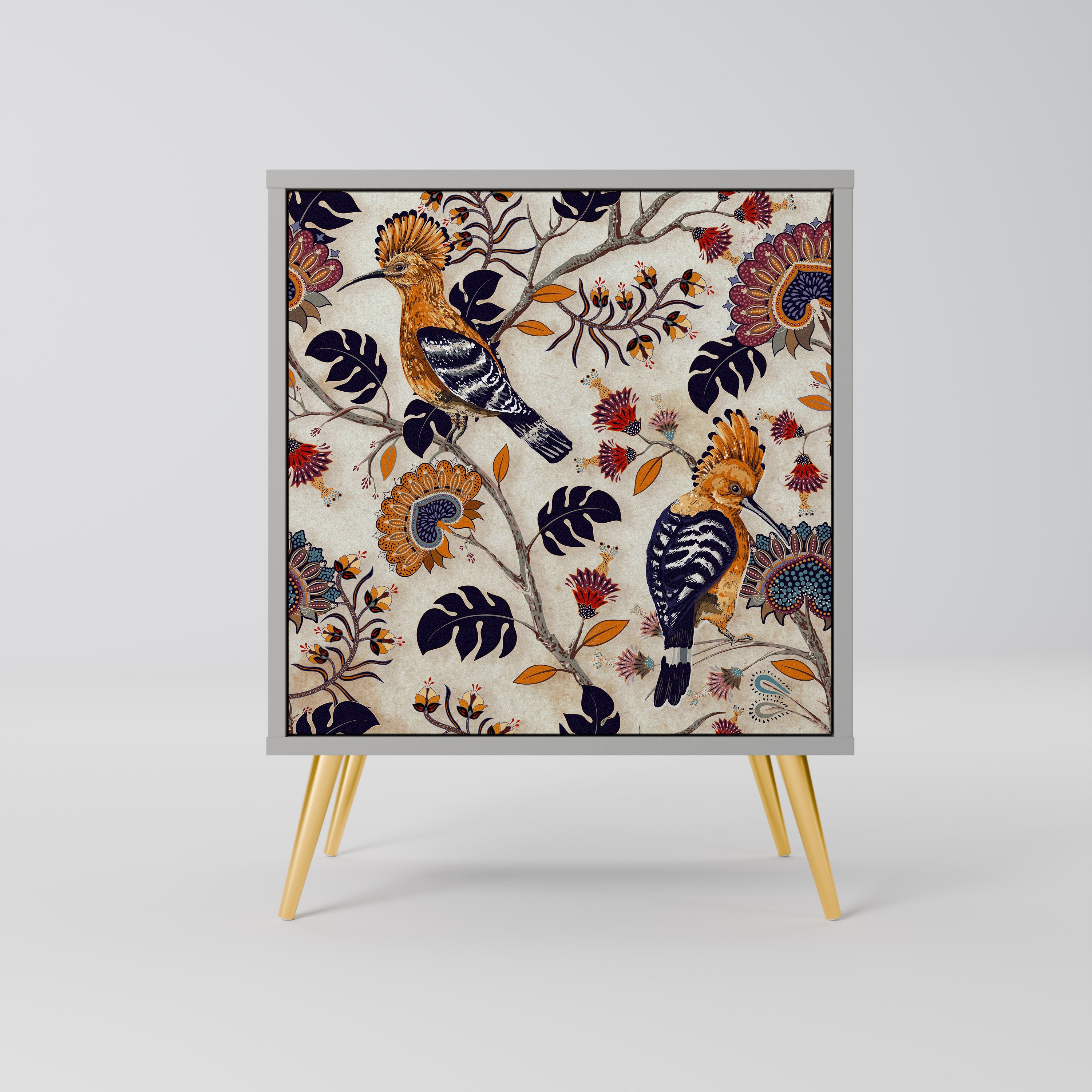 EMINENT HOOPOE skänk med 1 dörr i grå finish