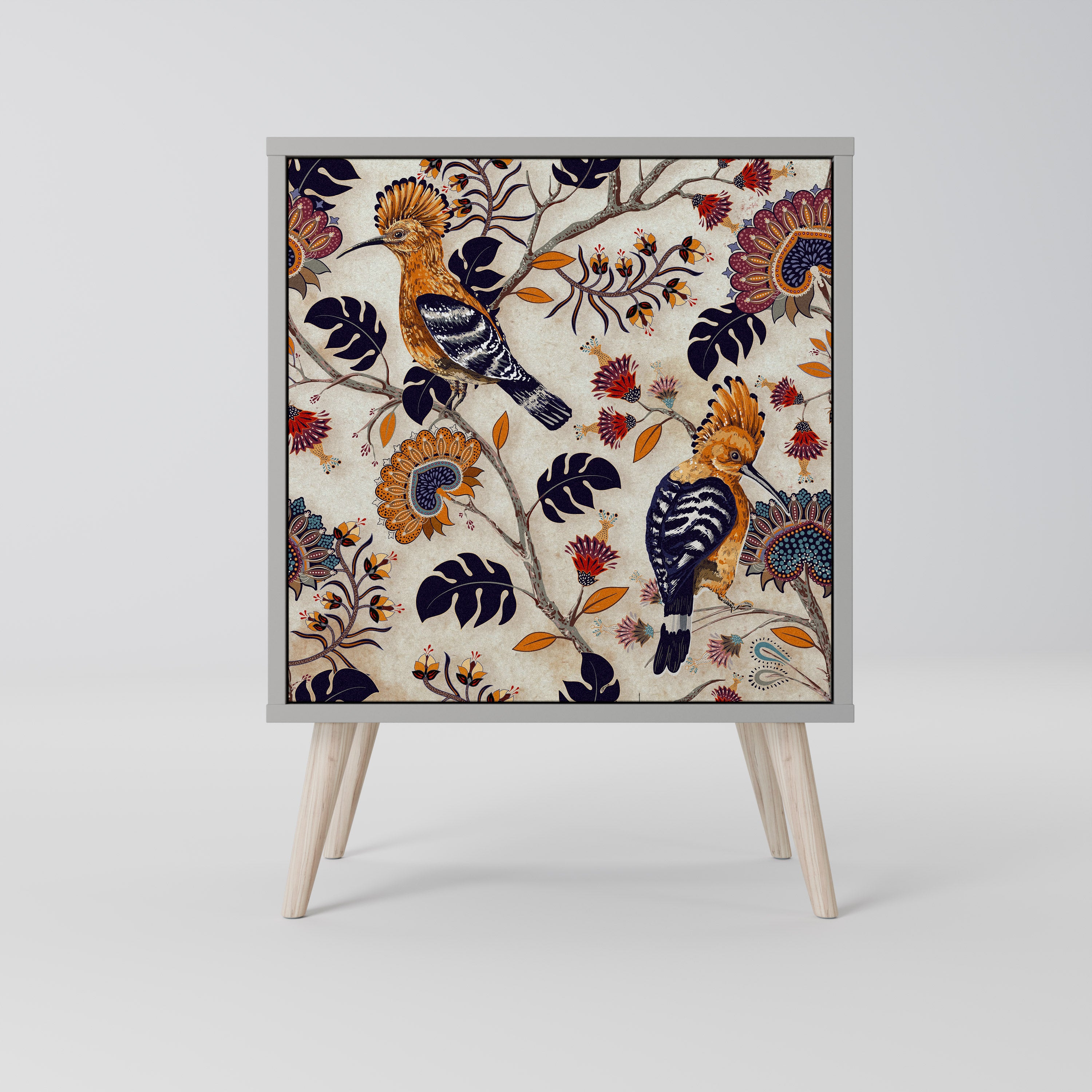 EMINENT HOOPOE skänk med 1 dörr i grå finish