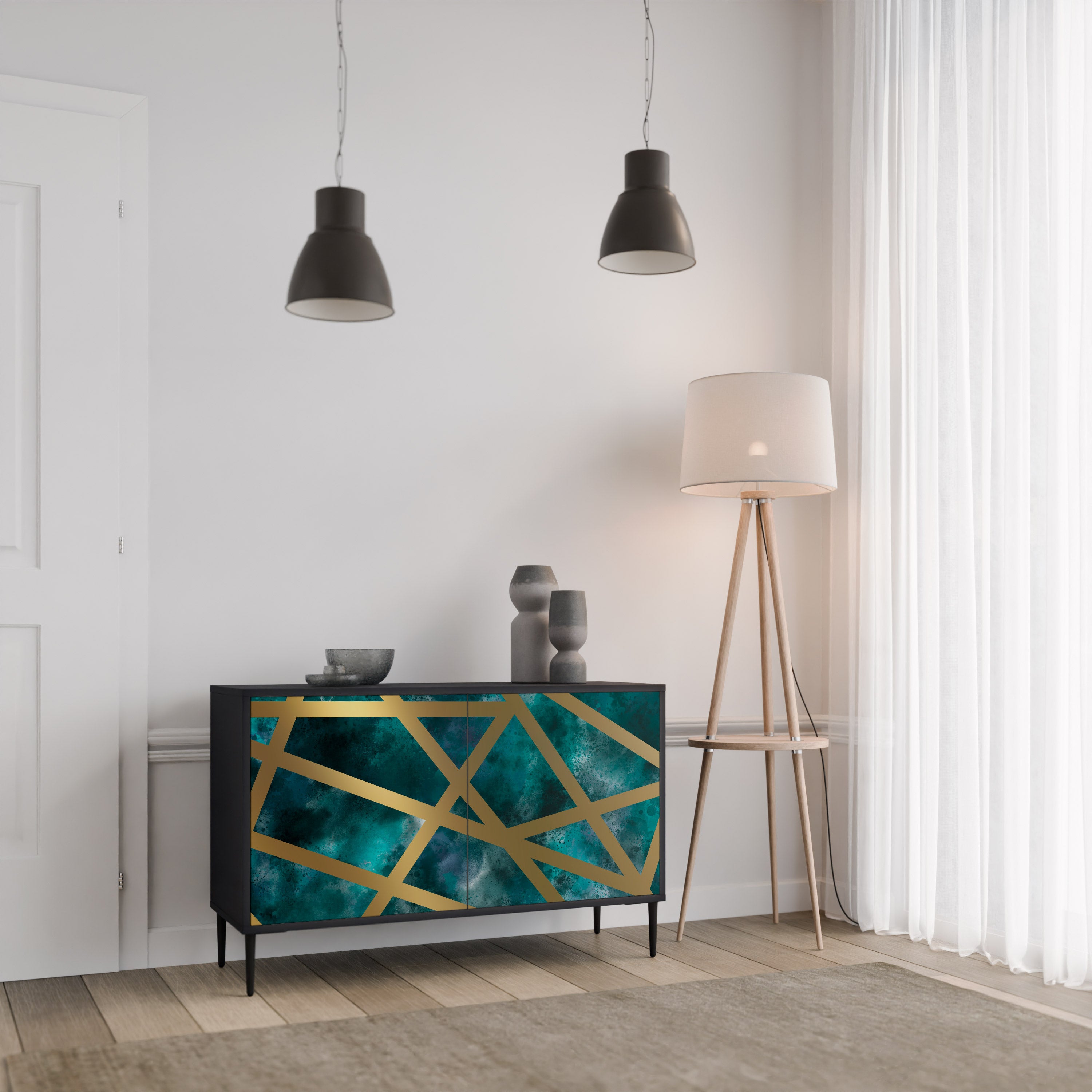 THE LABYRINTH OF GOLD 2-Door Sideboard