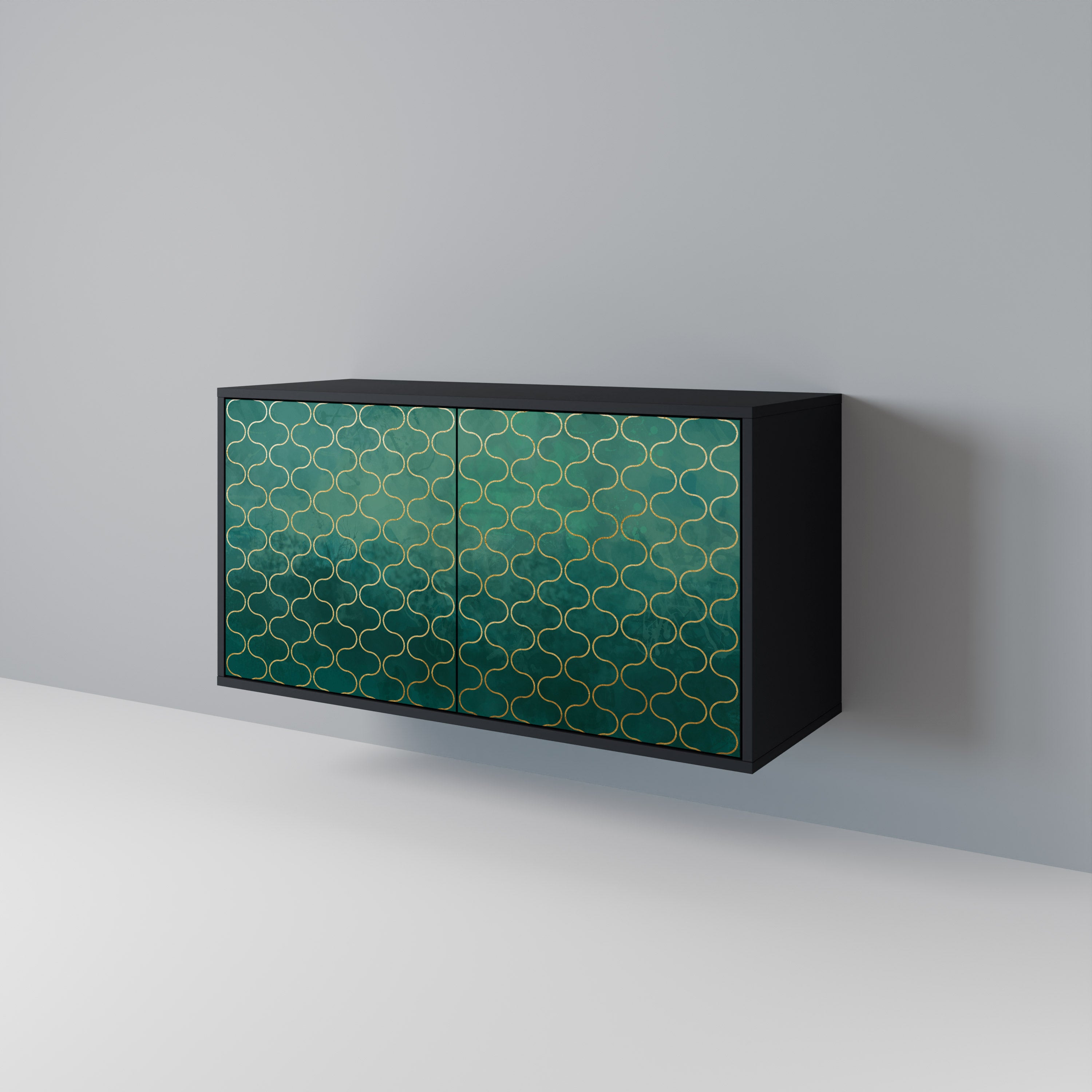 TESSELATED GREENERY 2-Door Sideboard