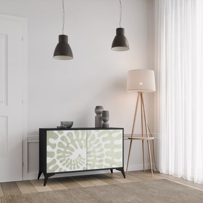 HELIX DANCE 2-Door Sideboard in Black Finish