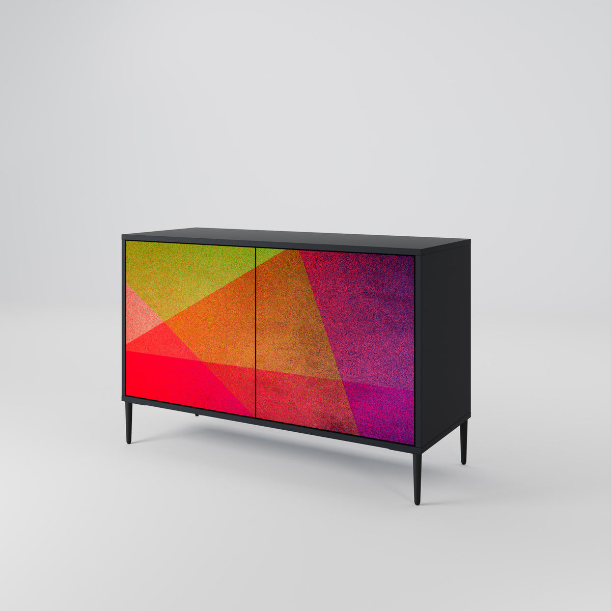 VIVID GEOMETRY Skänk med två dörrar