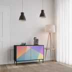 BRIGHT GEOMETRY 2-Door Sideboard