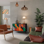 MAKESHIFT ARTISTRY skänk med 2 dörrar