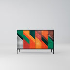 MAKESHIFT ARTISTRY skänk med 2 dörrar