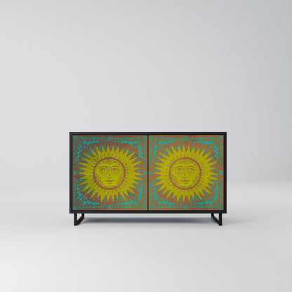 SUNSHINE EULOGY 2-dörrars skänk i svart finish