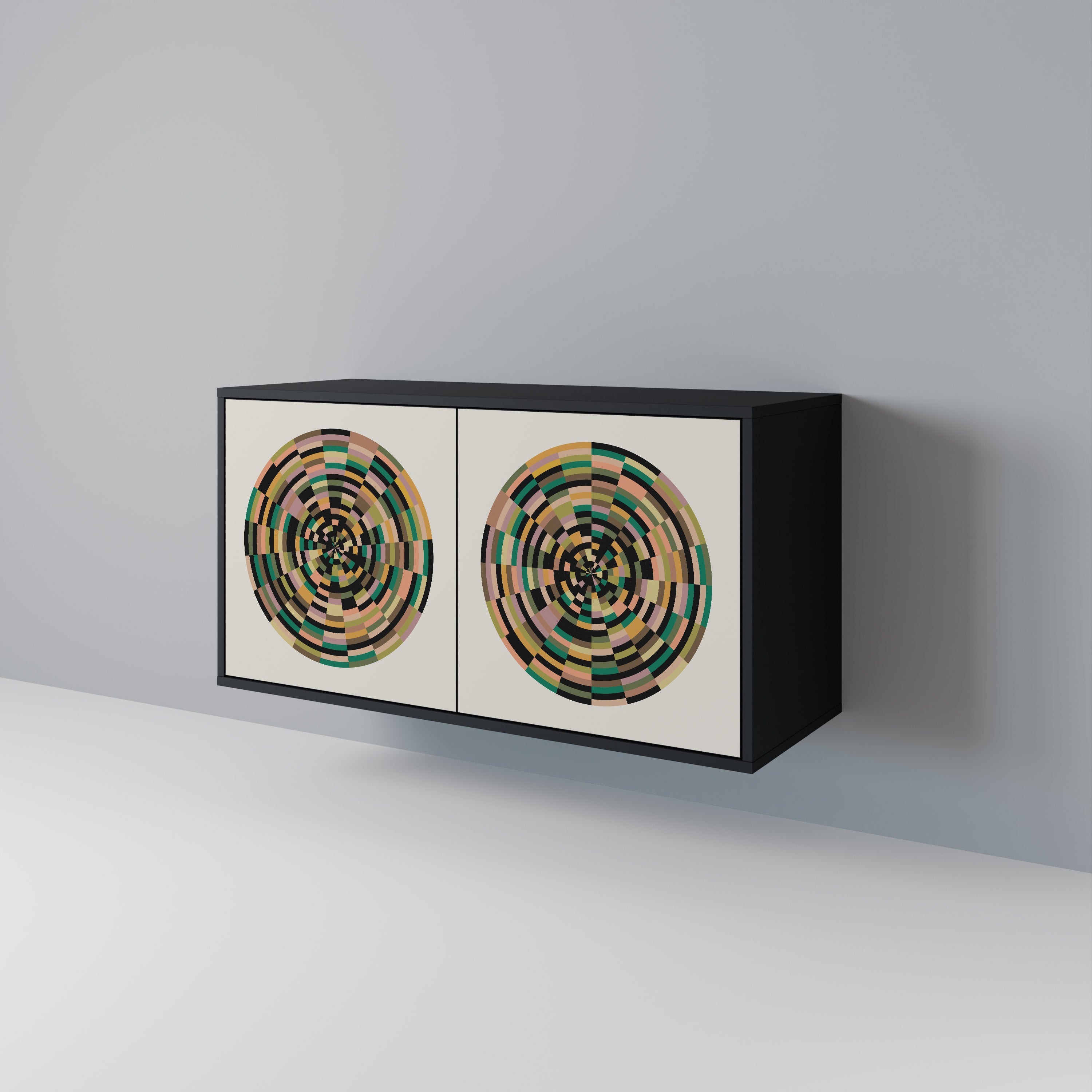 GREEN CIRCLES 2-Door Sideboard