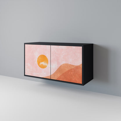 LUMINOUS SUNLIGHT Skänk med två dörrar