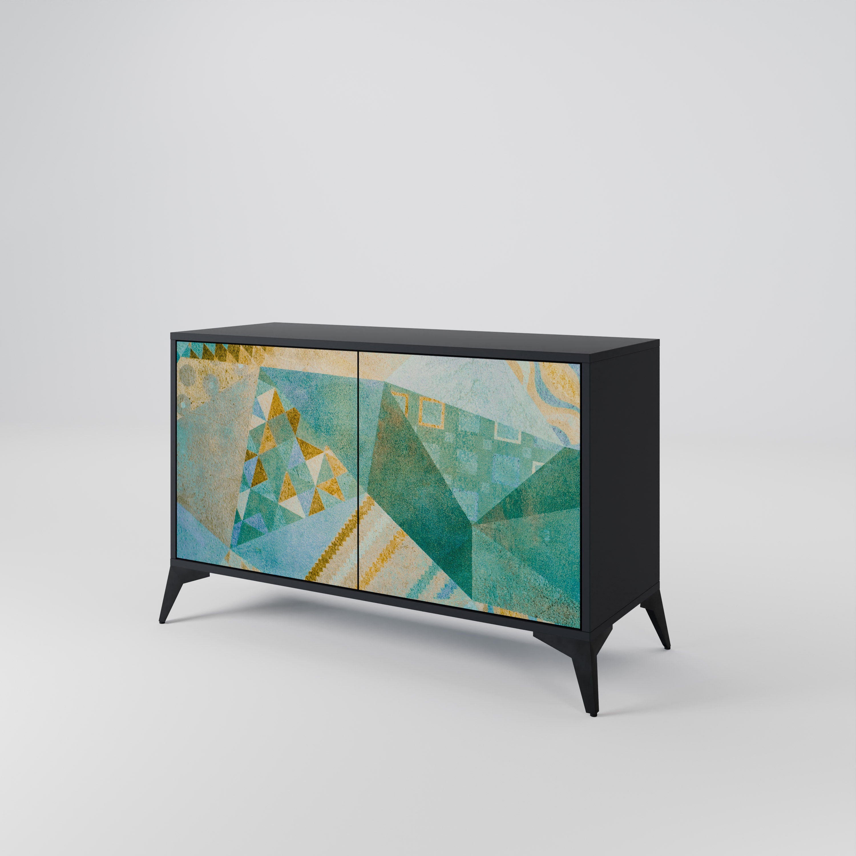 SPECTRUM SPLENDOR 2-dörrars skänk i svart finish