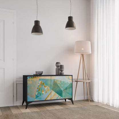 SPECTRUM SPLENDOR 2-dörrars skänk i svart finish