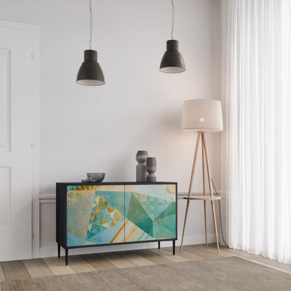 SPECTRUM SPLENDOR 2-dörrars skänk i svart finish