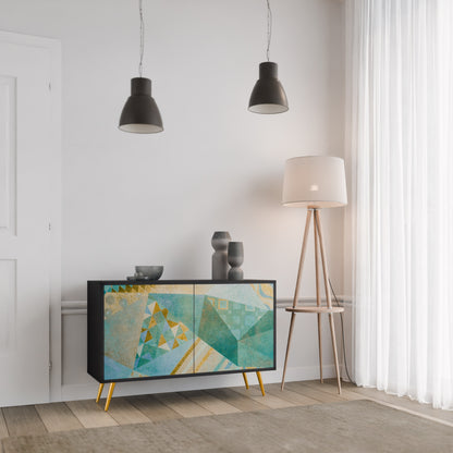SPECTRUM SPLENDOR 2-dörrars skänk i svart finish