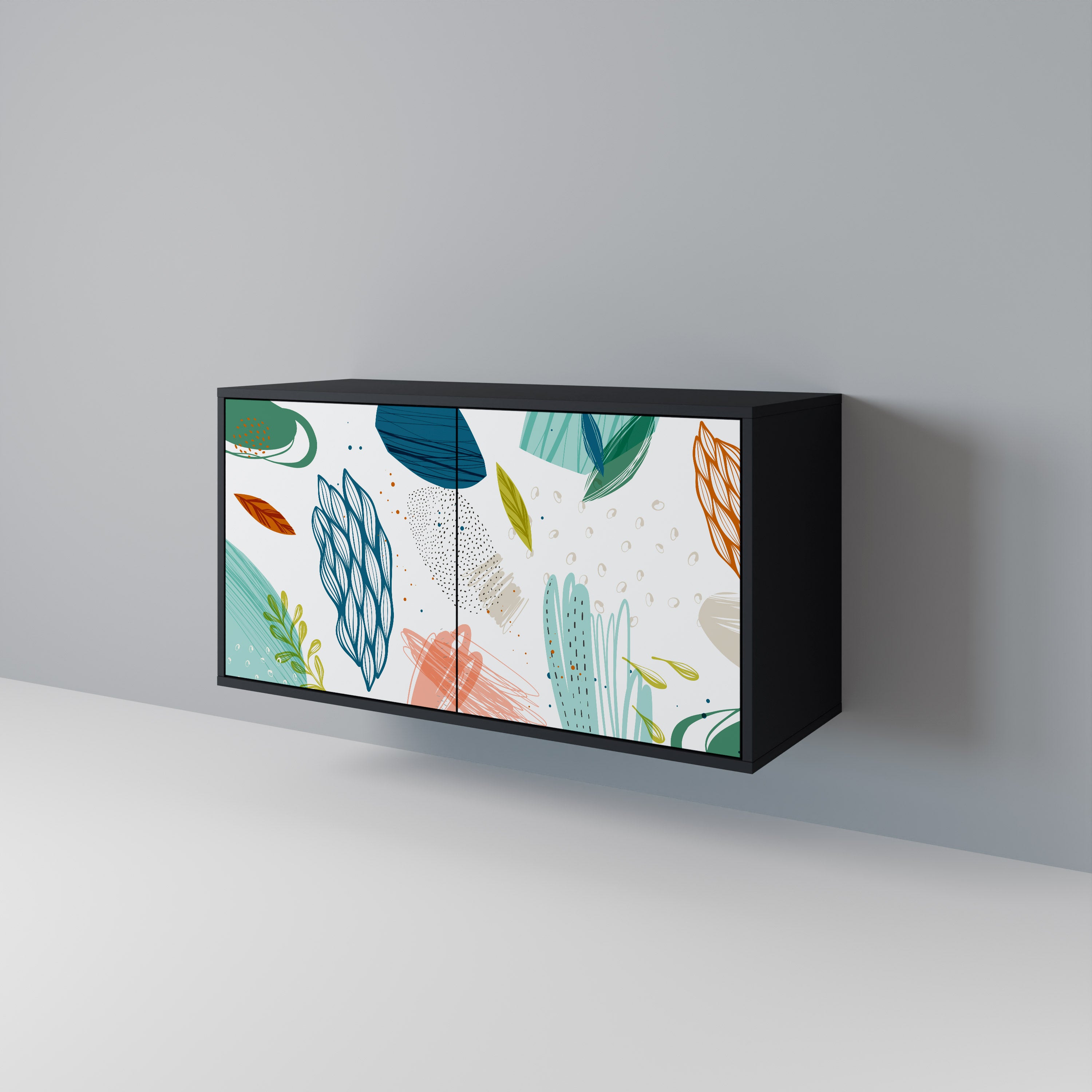 BOTANICAL HURRICANE 2-Door Sideboard