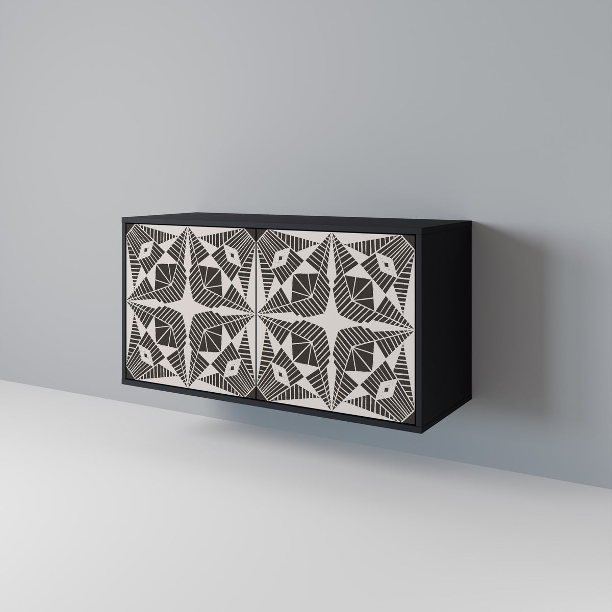 MONOCHROME NEXUS Skänk med två dörrar