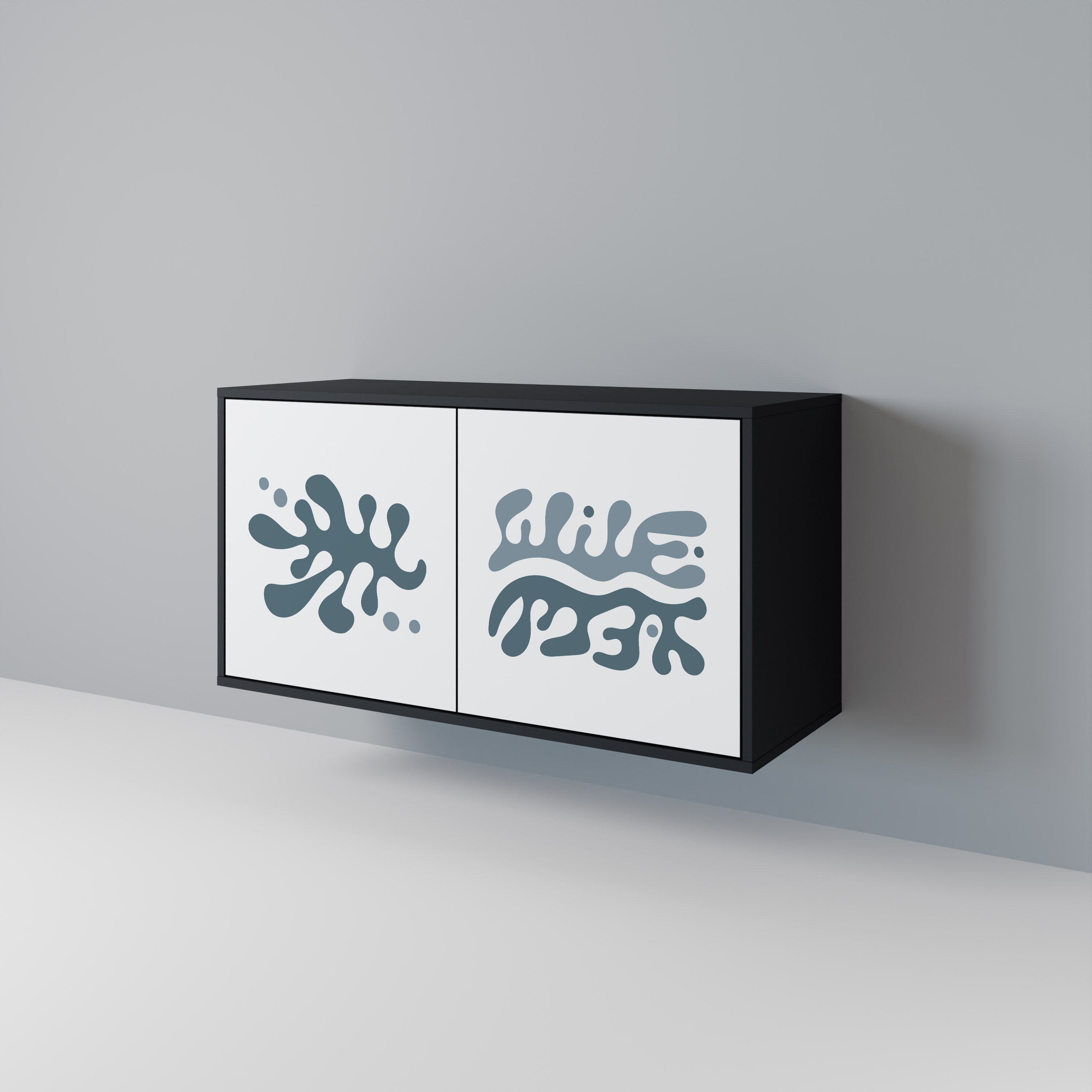 WONDERLAND VEGETATION Skänk med 2 dörrar