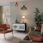 WONDERLAND VEGETATION Skänk med 2 dörrar