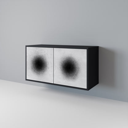 BLACK HOLE Skänk med två dörrar