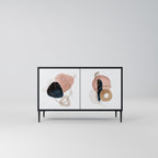 COLORFUL SHAPES Skänk med två dörrar