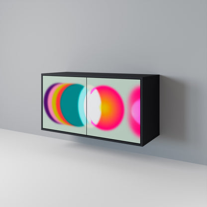 SYMPHONY OF COLORS Skänk med två dörrar