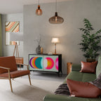 SYMPHONY OF COLORS Skänk med två dörrar