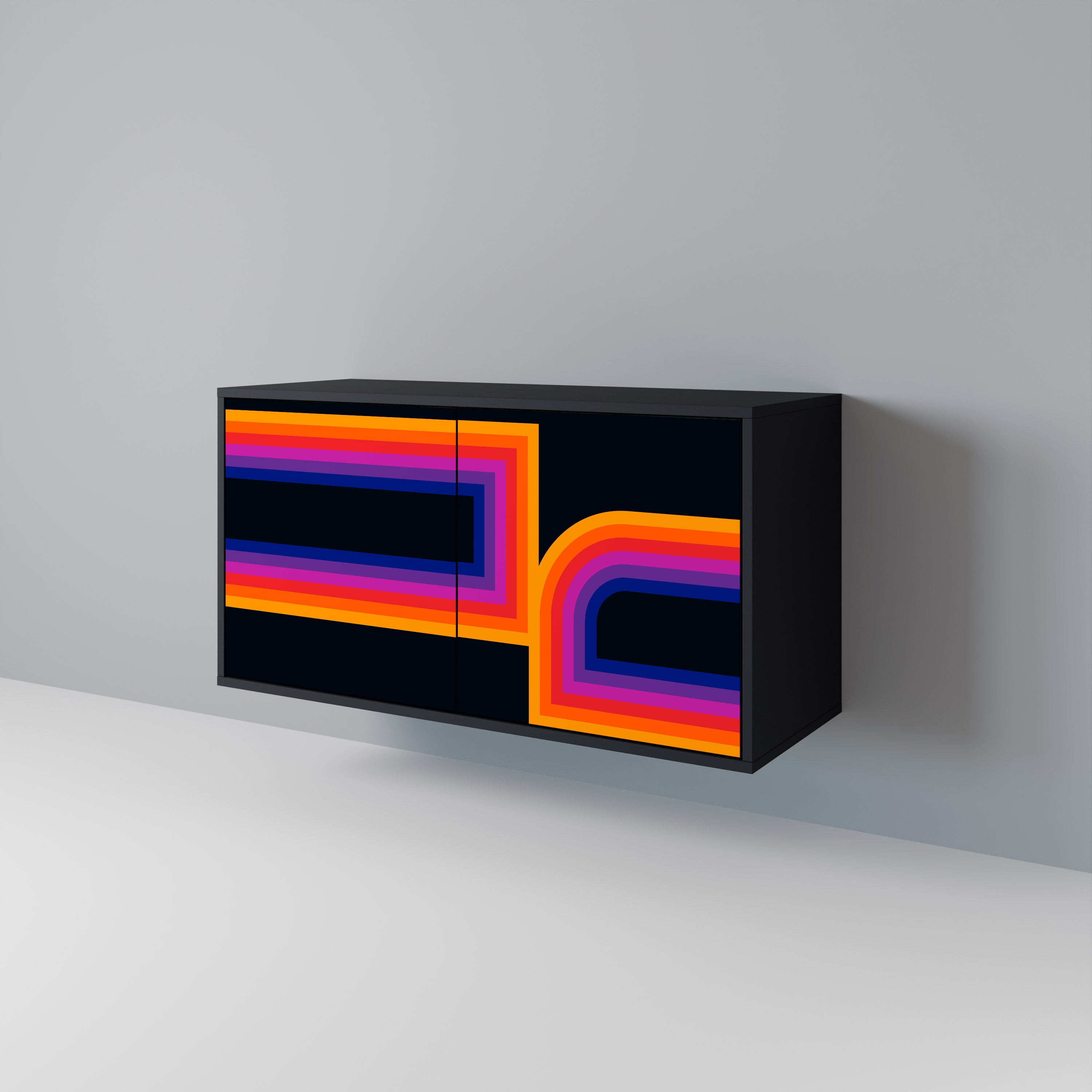 BLINDED BY THE LIGHTS Skänk med två dörrar