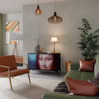 CONSTRUCTIVE ART Skänk med två dörrar