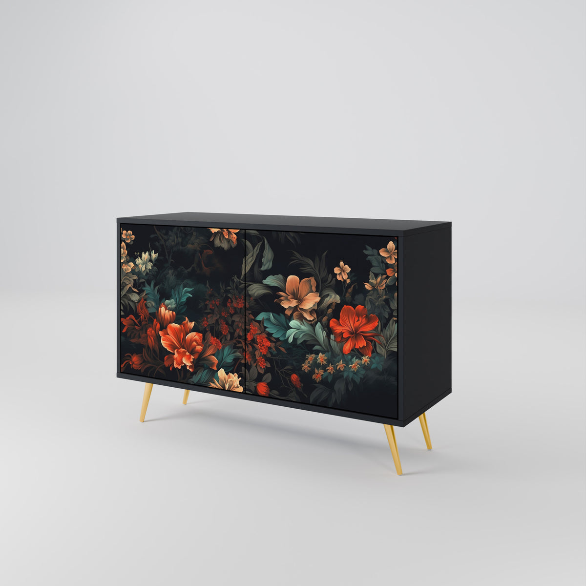 IMAGINARY BLOSSOM Skänk med två dörrar