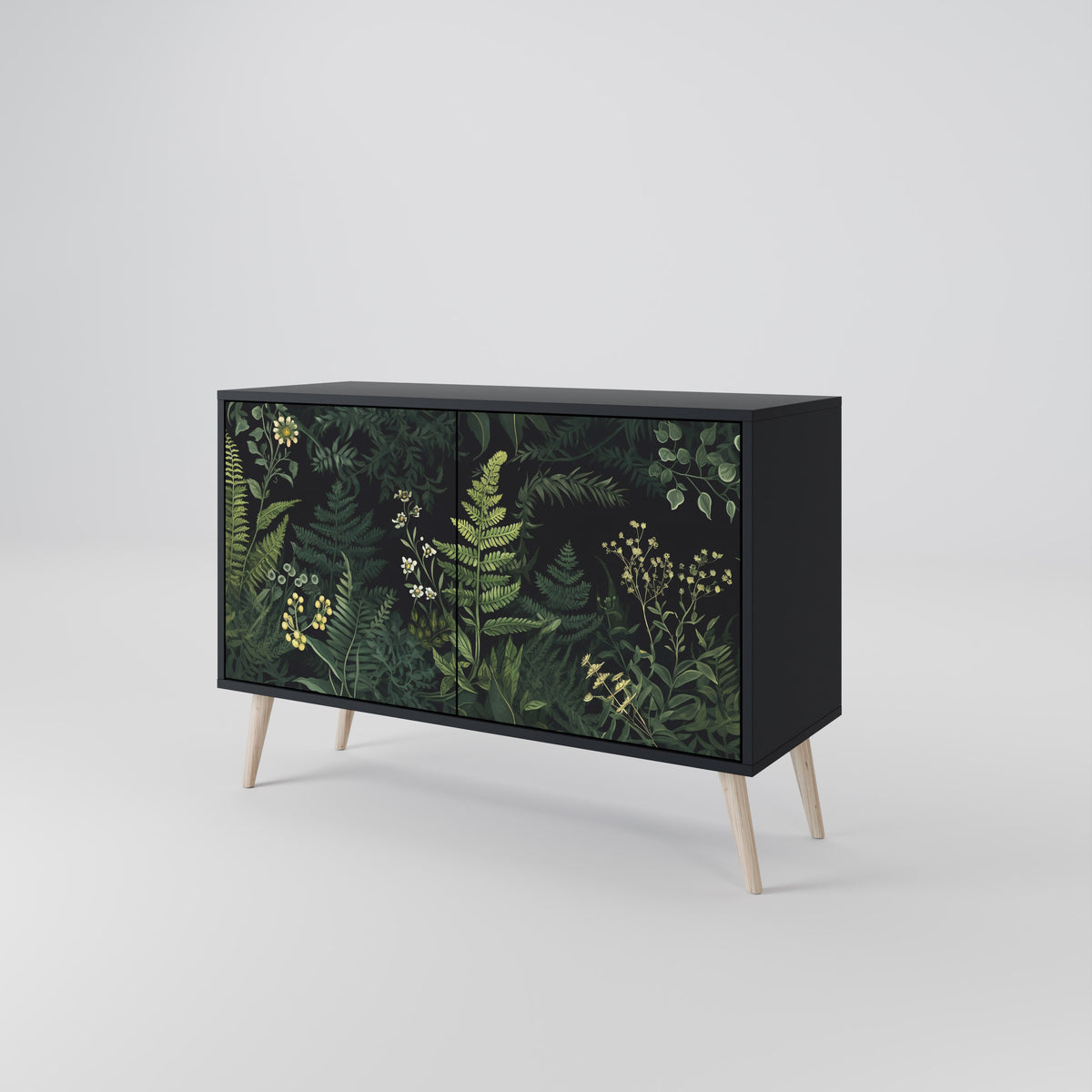 FERN FLOWERS Skänk med två dörrar