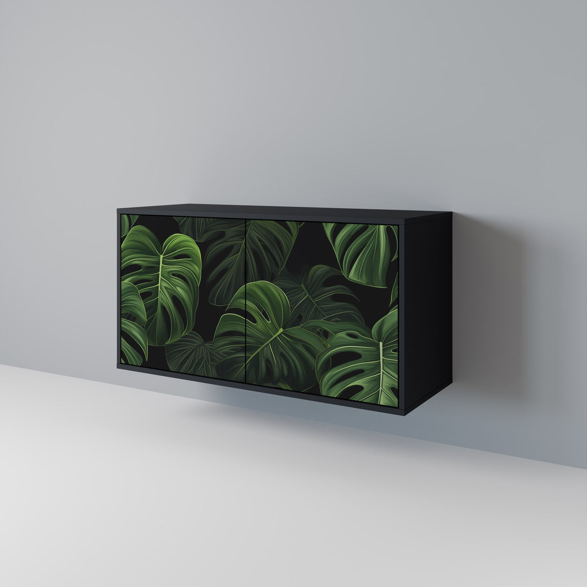 INFINITE MONSTERA Skänk med två dörrar