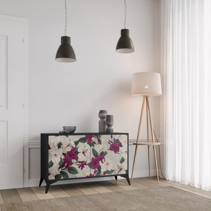 FLOWERET DREAM 2-Door Sideboard in Black Finish