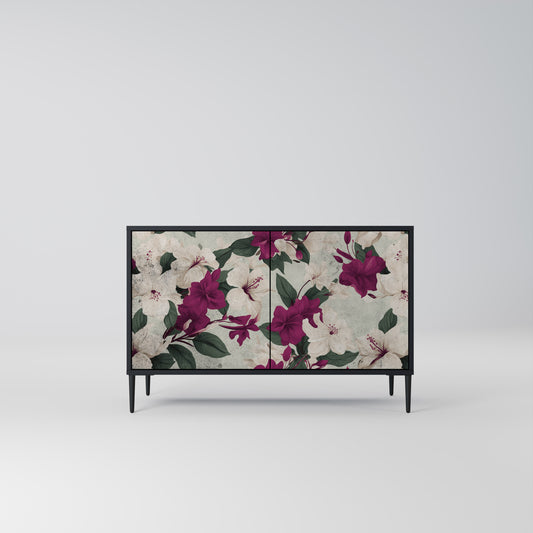 FLOWERET DREAM 2-Door Sideboard in Black Finish