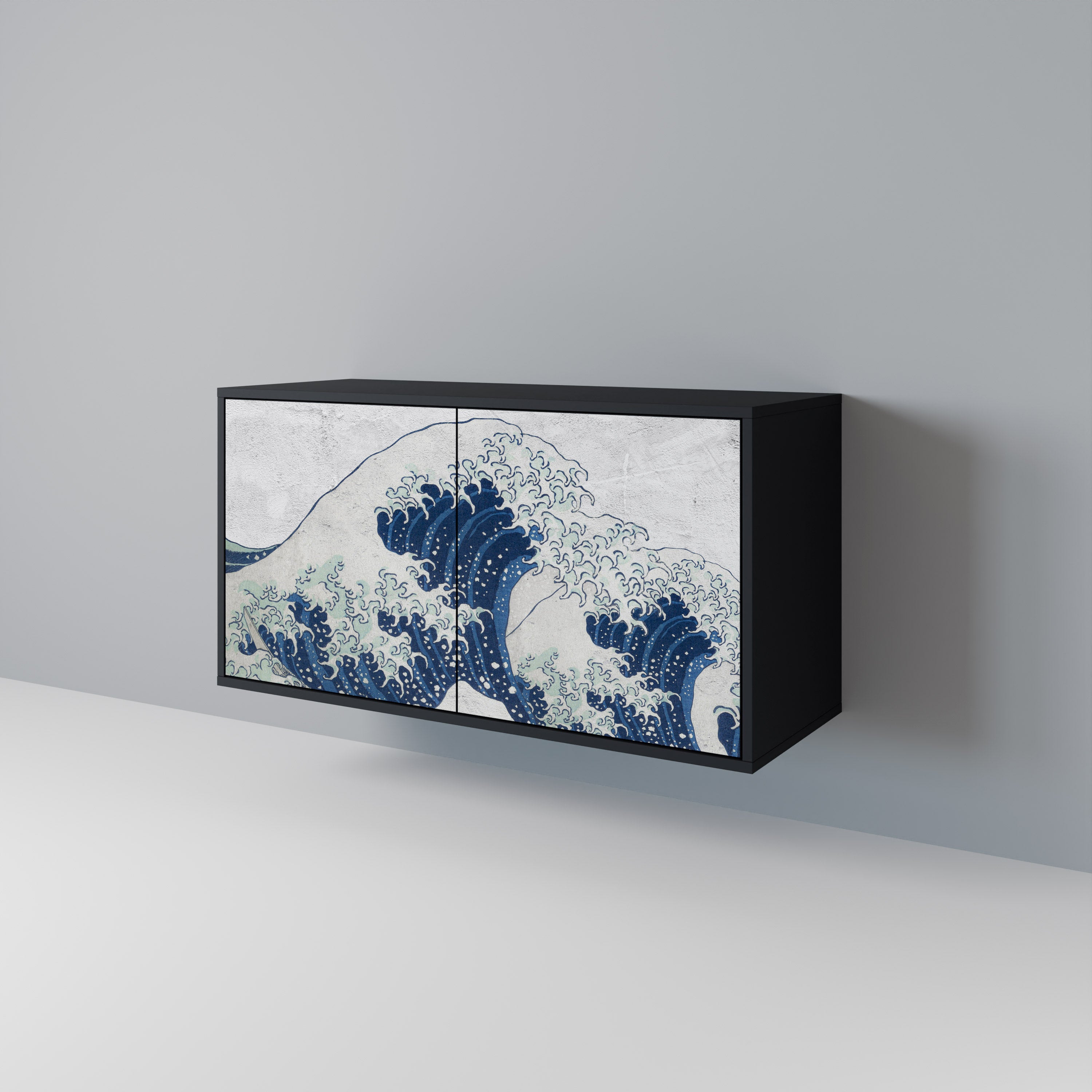 THE GREAT WAVE AT KANAGAWA 2-Door Sideboard