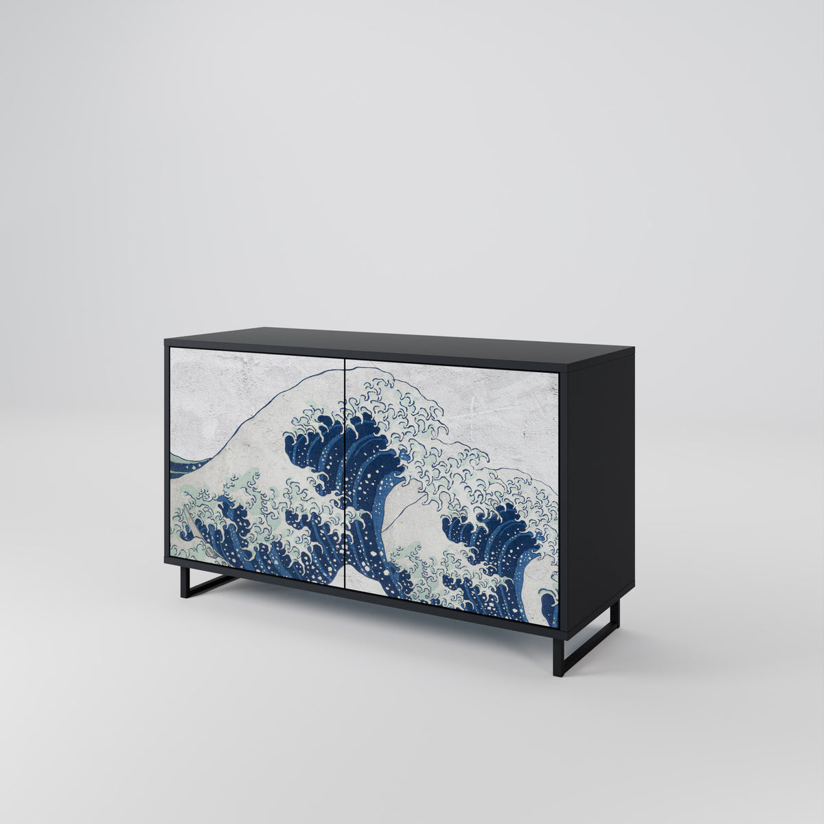 THE GREAT WAVE AT KANAGAWA Skänk med två dörrar