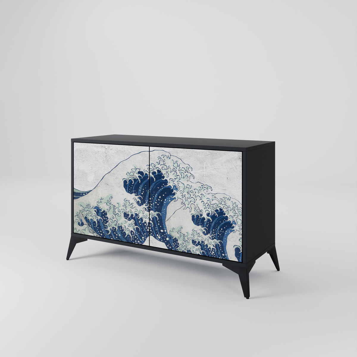 THE GREAT WAVE AT KANAGAWA Skänk med två dörrar