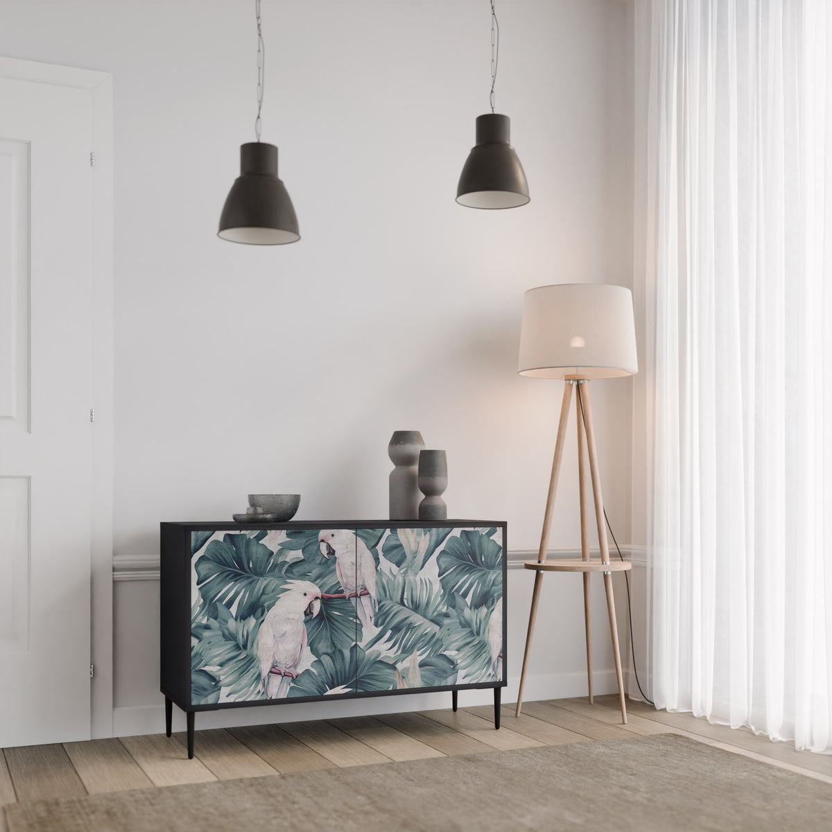 POPINJAY LOOK Skänk med två dörrar