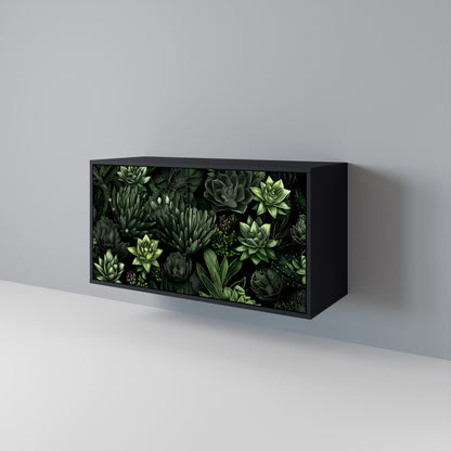 SUCCULENT JUNGLE Skänk med två dörrar