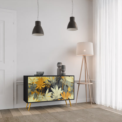 SUNKISSED LILY 2-Door Sideboard in Black Finish