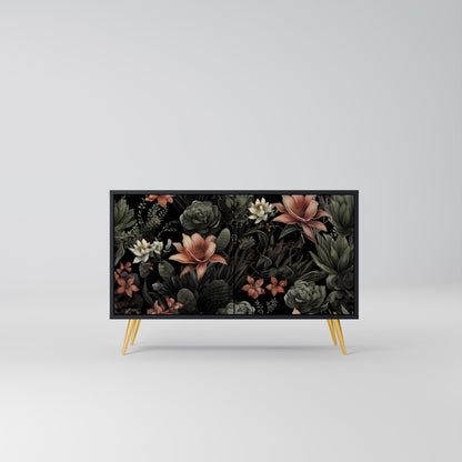 SECRET VERDURE 2-Door Sideboard in Black Finish