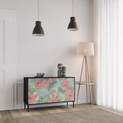 HAWAIIAN SPIRIT 2-Door Sideboard in Black Finish