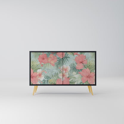 HAWAIIAN SPIRIT 2-Door Sideboard in Black Finish
