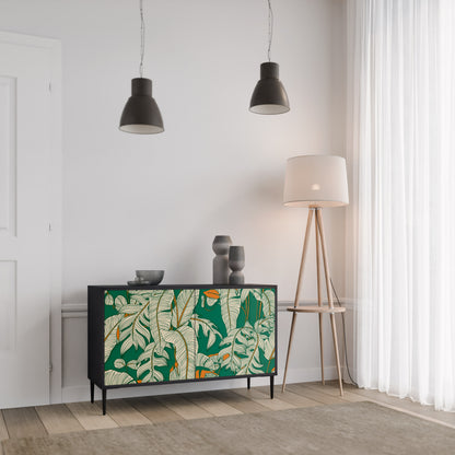 VERDANT PLEASURES 2-Door Sideboard in Black Finish