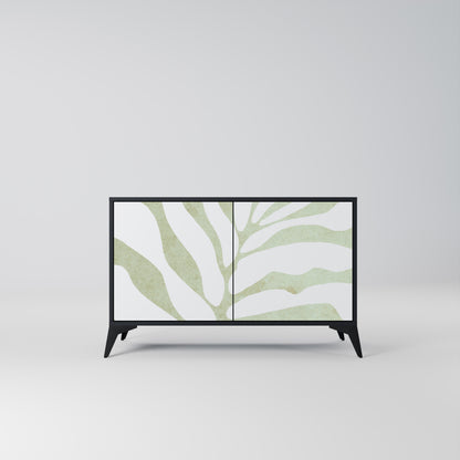 BOTANICAL SPARK 2-dörrars skänk i svart finish