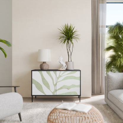 BOTANICAL SPARK 2-dörrars skänk i svart finish
