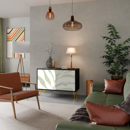 BOTANICAL SPARK 2-dörrars skänk i svart finish