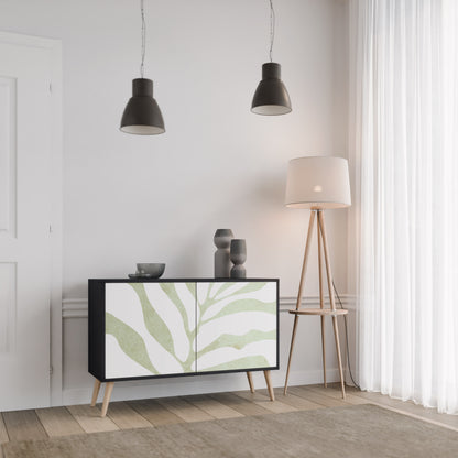 BOTANICAL SPARK 2-dörrars skänk i svart finish