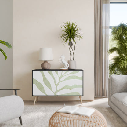 BOTANICAL SPARK 2-dörrars skänk i svart finish